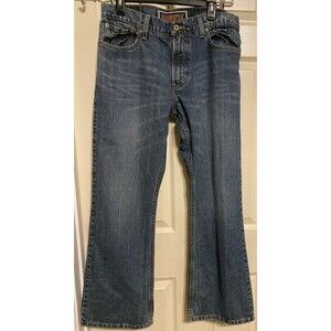 Levi’s 527 Low Boot Cut Jeans Mens  Blue Wash Denim 100% Cotton Levis 34 X 30